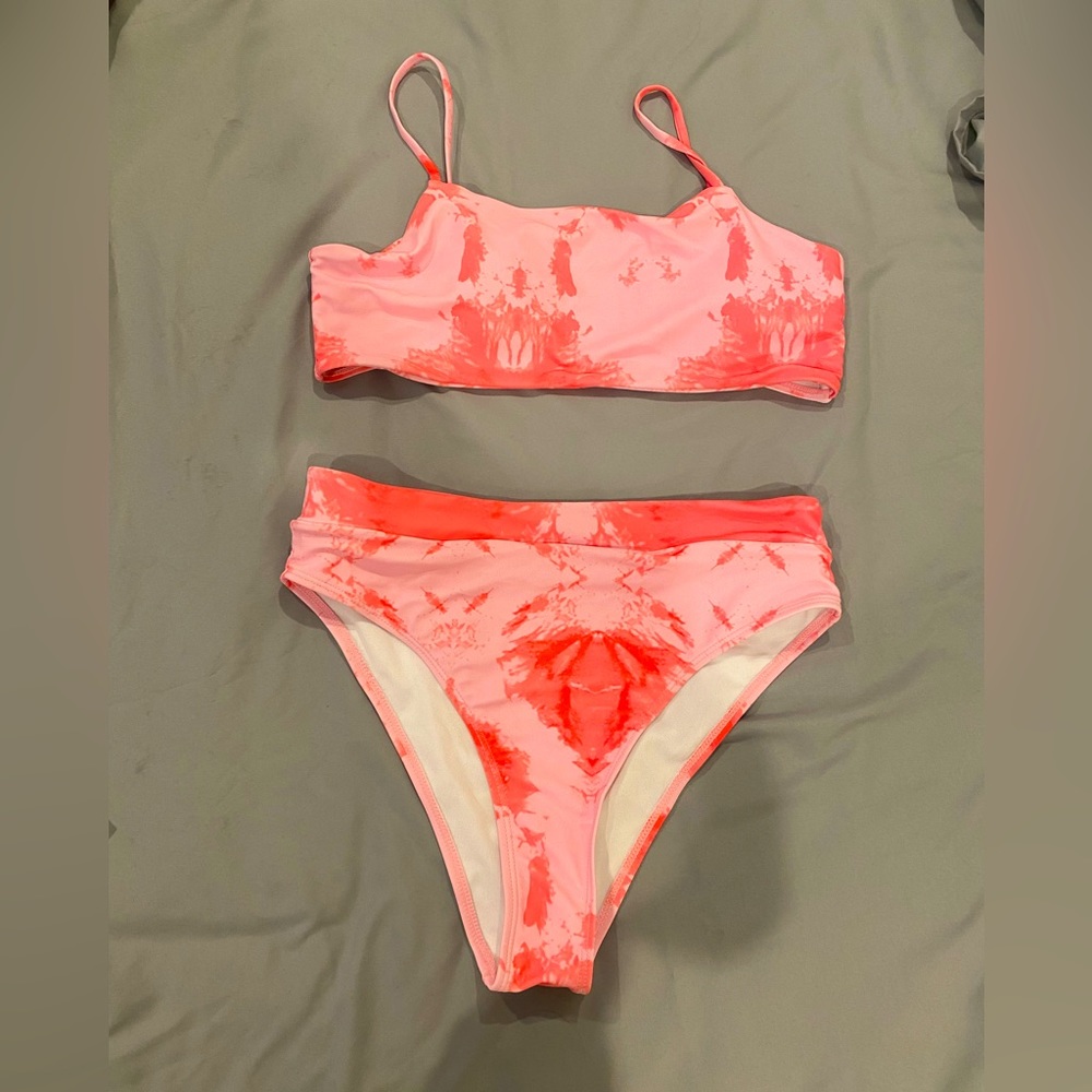 NEW Amazon Pink High Waisted Bikini